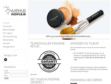 Tablet Screenshot of aarhushudplejeklinik.dk
